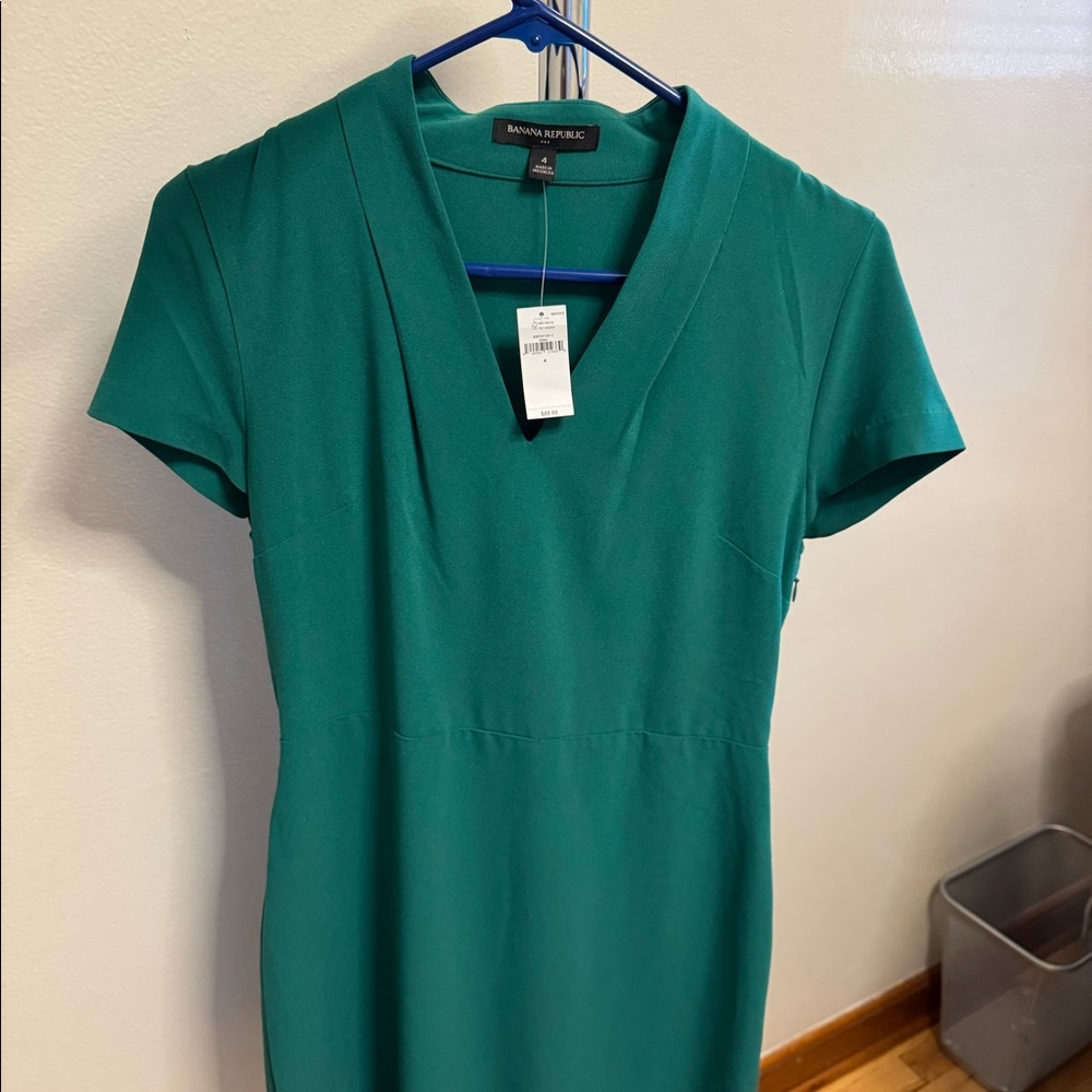 Banana Republic Teal Dress.